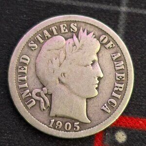 1905-S Barber Dime